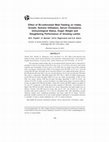 Research paper thumbnail of Effect of Bt-cottonseed Meal Feeding on Intake, Growth, Nutrient Utilization, Serum Cholesterol, Immunological Status, Organ Weight and Slaughtering Performance of Growing Lambs