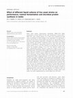 Research paper thumbnail of Effect of different liquid cultures of live yeast strains on performance, ruminal fermentation and microbial protein synthesis in lambs