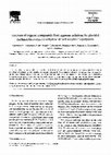 Sorption of organic compounds from aqueous solutions by glycidyl methacrylate-styrene-ethylene dimethacrylate terpolymers Cover Page