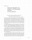 Research paper thumbnail of Esotericism Recorded: Text, Scripture, and Parascripture