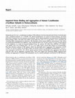 Impaired Heme Binding and Aggregation of Mutant Cystathionine β-Synthase Subunits in Homocystinuria Cover Page