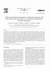 Synthesis and radical polymerization of methacrylic monomers with crown ethers in the ester residue: 1,4,7,10-tetraoxacyclododecan-2-ylmethyl methacrylate Cover Page