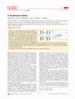 Research paper thumbnail of A Desalination Battery