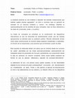 Research paper thumbnail of Juventudes Poder y lo Politico Imagenes en movimiento