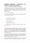 Research paper thumbnail of CRITERIOS REVISADOS Y REVISABLES CON RESPECTO AL PROCESO DE LIMPIEZA - REVISED CRITERIA AND reviewable REGARDING THE PROCESS CLEANING