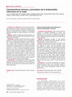 Research paper thumbnail of Características clínicas y pronóstico de la endocarditis infecciosa en la mujer