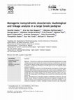 Research paper thumbnail of Monogenic nonsyndromic otosclerosis: Audiological and linkage analysis in a large Greek pedigree