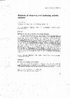 Research paper thumbnail of Methods of detecting and analysing activity rhythms.