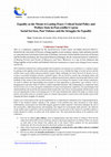 Research paper thumbnail of Social Services in the Context of Conflict Network Equality as the Means to Lasting Peace: Critical Social Policy and Welfare State in Post-conflict Cyprus Social Services, Past Violence and the Struggles for Equality