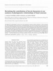 Research paper thumbnail of Revisiting the contribution of larval characters to an analysis of phylogenetic relationships of basal anurans