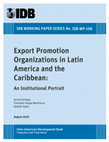 Export promotion organizations in Latin America and the Caribbean: an institutional portrait Cover Page