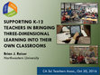 Supporting K-12 Teachers In Bringing Three-Dimensional Learning Into Their Own Classrooms Cover Page