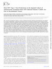 Most HIV Type 1 Non-B Infections in the Spanish Cohort of Antiretroviral Treatment-Naive HIV-Infected Patients (CoRIS) Are Due to Recombinant Viruses Cover Page