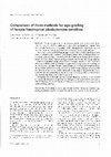 Research paper thumbnail of Comparison of three methods for age-grading of female Neotropical phlebotomine sandflies