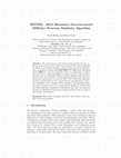 Research paper thumbnail of SETTER - RNA SEcondary sTructure-based TERtiary Structure Similarity Algorithm