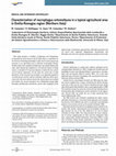 Research paper thumbnail of Characterization of necrophagus entomofauna in a typical agricultural area in Emilia-Romagna region (Northern Italy)