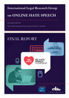 International Legal Research Group on Online Hate Speech (Belgian research delegation) Cover Page