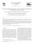 Properties and potential applications of zeolitic materials produced from fly ash using simple method of synthesis Cover Page