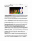 Research paper thumbnail of La evolución de de la Conciencia P 2.docx