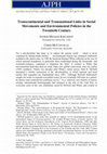 Research paper thumbnail of Transcontinental and Transnational Links in Social Movements and Environmental Policies in the 20th century:  Australian Journal of Politics and History, Vol. 61 (2015) No. 3. Special issue ed. with Chris McConville.