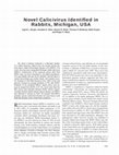 Novel Calicivirus Identified in Rabbits, Michigan, USA Cover Page