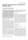 Research paper thumbnail of Chemical weathering in the river basins of the Himalaya, India