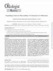 Research paper thumbnail of Expanding Criteria for Resectability of Colorectal Liver Metastases