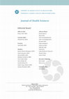 Research paper thumbnail of Journal of Health Sciences Vol 3  Issue 1