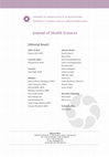 Research paper thumbnail of Journal of Health Sciences Vol 3  Issue  2