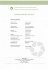 Research paper thumbnail of Journal of Health Sciences Vol 3  Issue 3