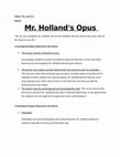 Research paper thumbnail of Mr. Holland's Opus: A Review