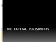 Research paper thumbnail of Capital Punishments