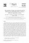 Research paper thumbnail of The potential of using iron-oxide-rich soils for minimizing the detrimental effects of H2S in freshwater aquaculture systems