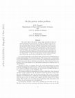 Research paper thumbnail of On the proton radius problem