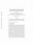 Research paper thumbnail of Electromagnetic Form Factors and the hCQM