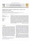 Research paper thumbnail of Population genetics of Guibourtia chodatiana (Hassl.) J. Leonard, in a dry Chiquitano forest of Bolivia