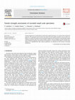 Tensile strength assessment of corroded small scale specimens Cover Page