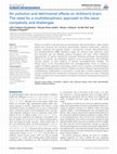 Air pollution and detrimental effects on childrenâ€™s brain. The need for a multidisciplinary approach to the issue complexity and challenges Cover Page