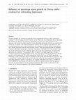 Influence of parentage upon growth in Ostrea edulis: evidence for inbreeding depression Cover Page