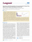 Research paper thumbnail of Dissolution of ZnO Nanoparticles at Circumneutral pH: A Study of Size Effects in the Presence and Absence of Citric Acid