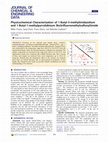 Physicochemical Characterization of 1-Butyl-3-methylimidazolium and 1-Butyl-1-methylpyrrolidinium Bis(trifluoromethylsulfonyl)imide Cover Page