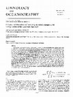 Research paper thumbnail of Influences of absorption and scattering on vertical changes in the average cosine of the underwater light field