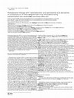 Research paper thumbnail of Photodynamic therapy with 5-aminolevulinic acid and diamino acid derivatives of protoporphyrin IX reduces papillomas in mice without eliminating transformation into squamous cell carcinoma of the skin