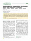 High Specific Monoclonal Antibody Production and Development of an ELISA Method for Monitoring T-2 Toxin in Rice Cover Page