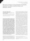 Microarray Analysis of Thyroid Nodule Fine-Needle Aspirates Accurately Classifies Benign and Malignant Lesions Cover Page