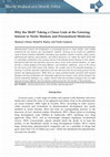 Research paper thumbnail of Why the Shift? Taking a Closer Look at the Growing Interest in Niche Markets and Personalized Medicine