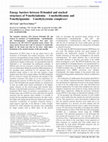 Research paper thumbnail of Energy barriers between H-bonded and stacked structures of 9-methyladenine⋯1-methylthymine and 9-methylguanine⋯1-methylcytosine complexes