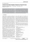 Research paper thumbnail of Isolated Gramicidin Peptides Probed by IR Spectroscopy