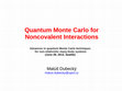 Research paper thumbnail of Quantum Monte Carlo Methods Describe Noncovalent Interactions with Subchemical Accuracy