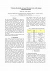 Vibration thresholds and equal vibration levels at the human fingertip and palm Cover Page